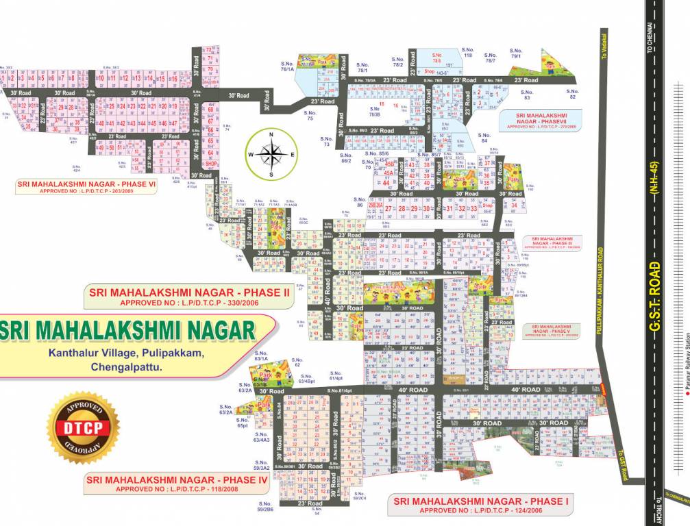  sri mahalakshmi nagar Layout Plan