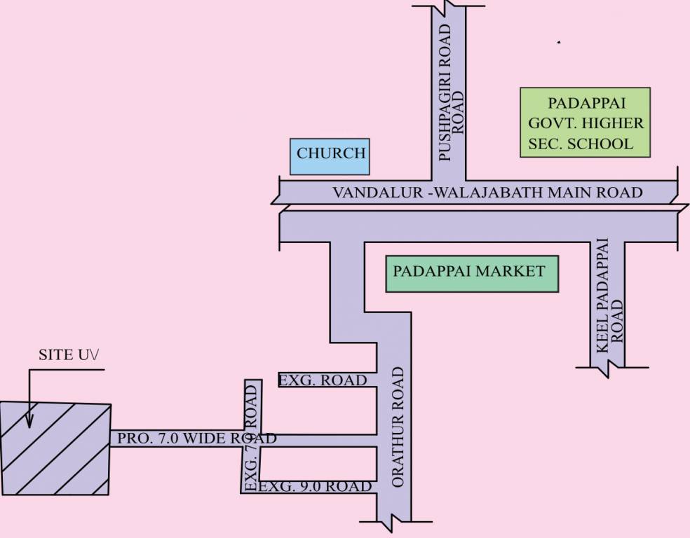  sm nagar plots Location Plan