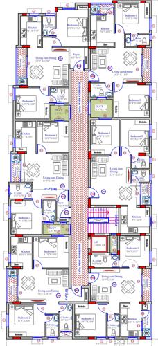  guru-karthikeya Guru Karthikeya Cluster Plan From 1st To 4th Floor