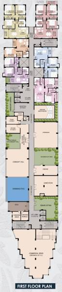 platinum Block A Cluster Plan for 1st Floor