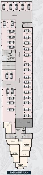  platinum Block B Basement Cluster Plan
