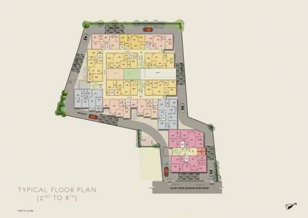  nevada Tower 1 And 2 Cluster Plan from 2nd to 8th Floor