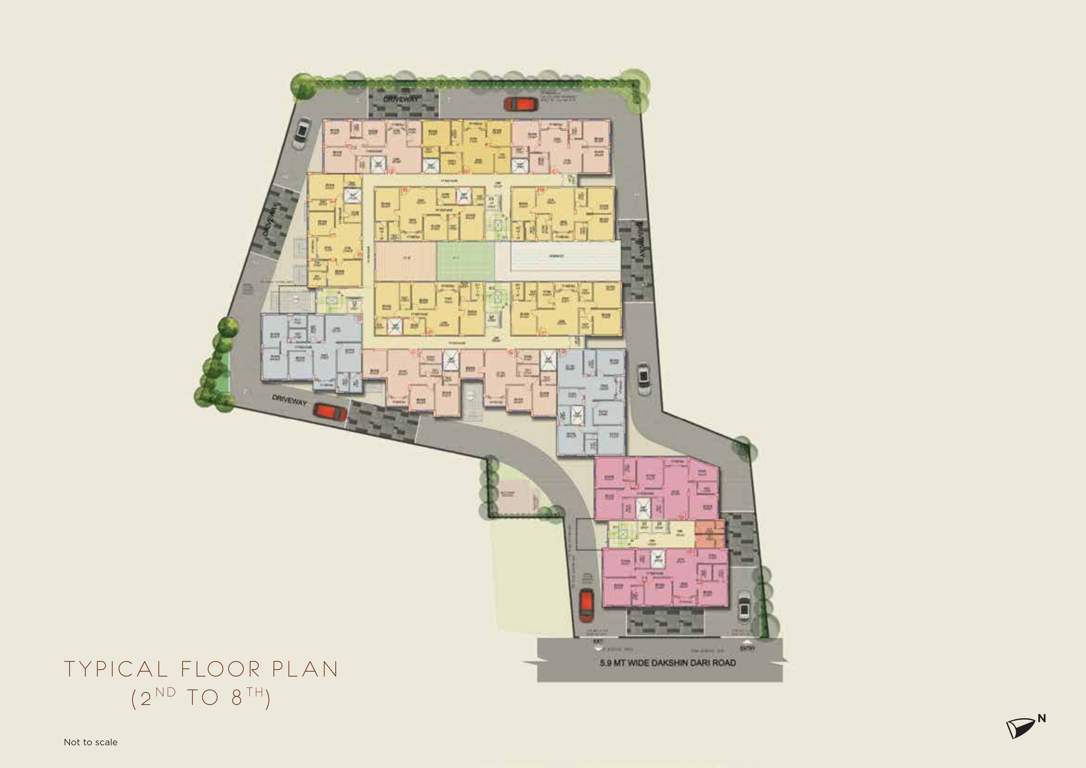  nevada Tower 1 And 2 Cluster Plan from 2nd to 8th Floor