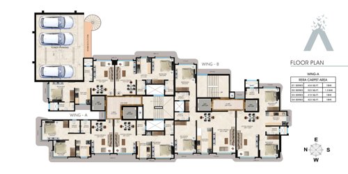  ashtha-buoyancy-ibtc-borivali-east Wing A Cluster Plan