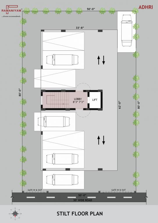  adhri Ramaniyam Adhri Cluster Plan For Ground Floor