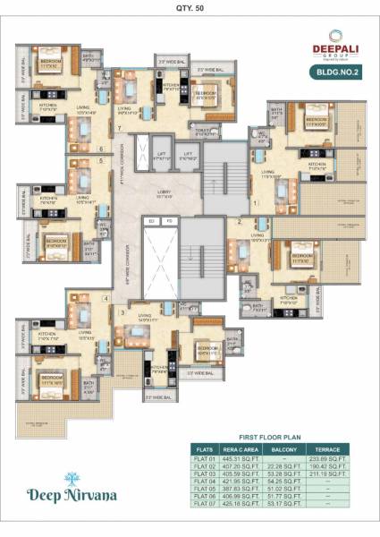  deep-nirvana Building 2 Cluster Plan