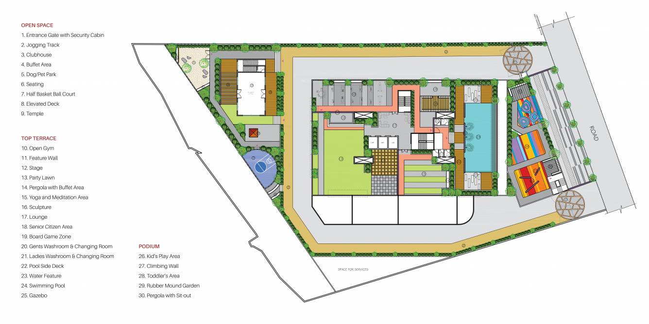 swastika Layout Plan