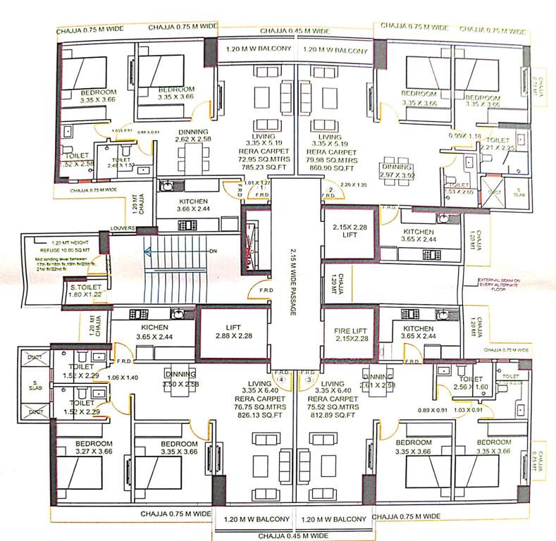  garden grove Wing A Cluster Plan