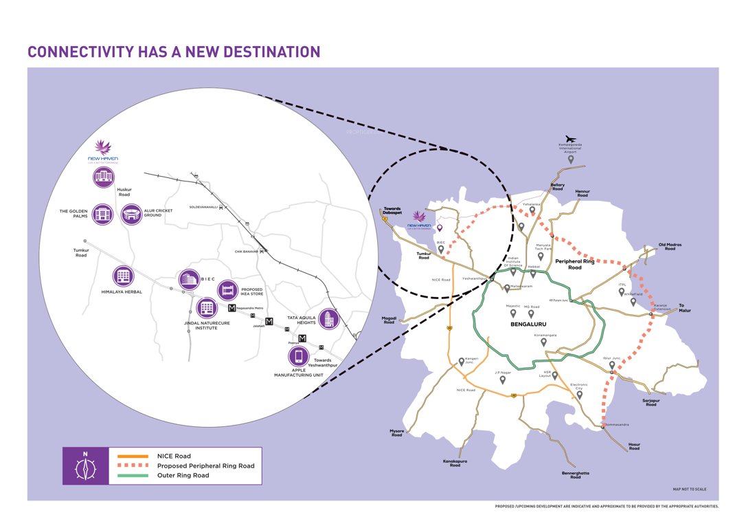  new haven bengaluru Location Plan