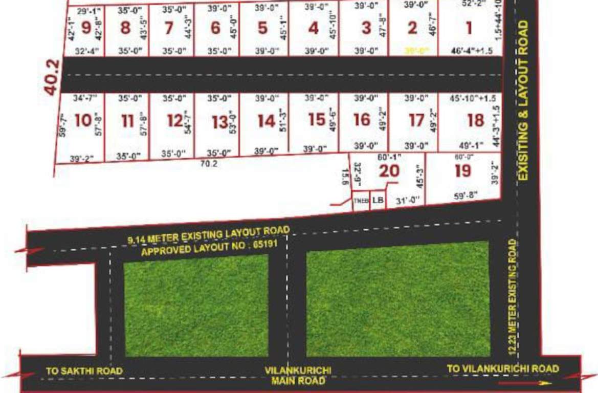  diamond city Layout Plan