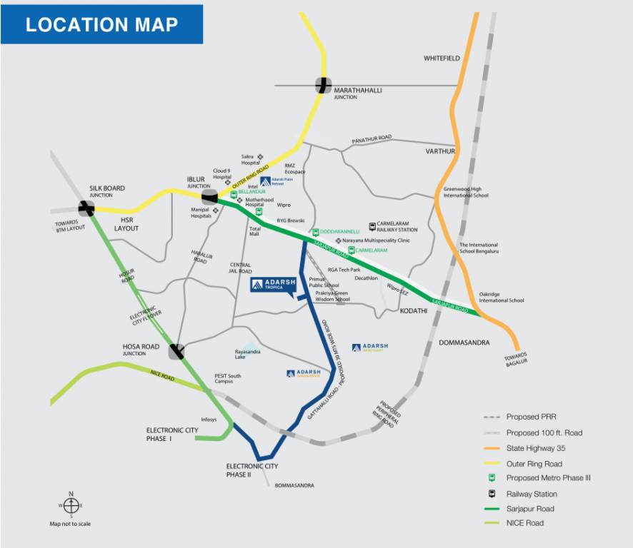  tropica Location Plan