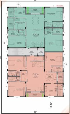  sunrays Firms Sunrays Cluster Plan from 1st to 3rd Floor