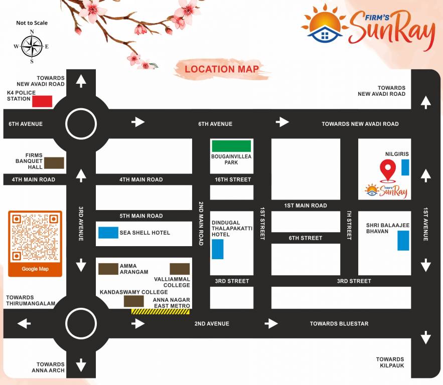  sunrays Location Plan