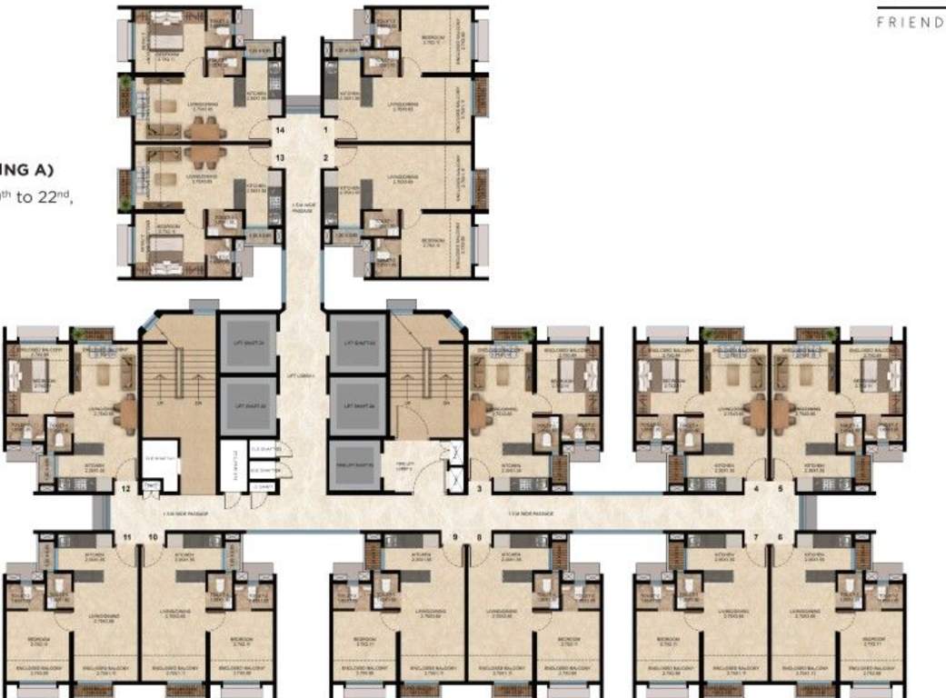 greater thane sector 3a cluster 2 phase 3 Dosti Grater Thane Cluster Plan