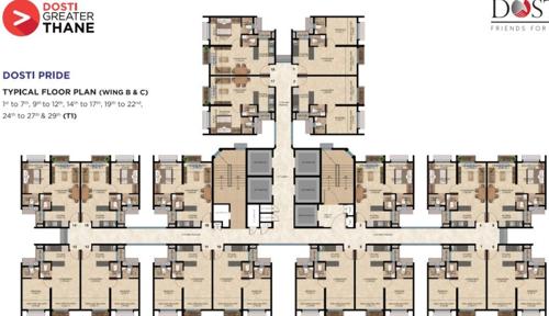 Dosti Grater Thane Cluster Plan greater-thane-sector-3a-cluster-2-phase-3 Dosti Grater Thane Cluster Plan