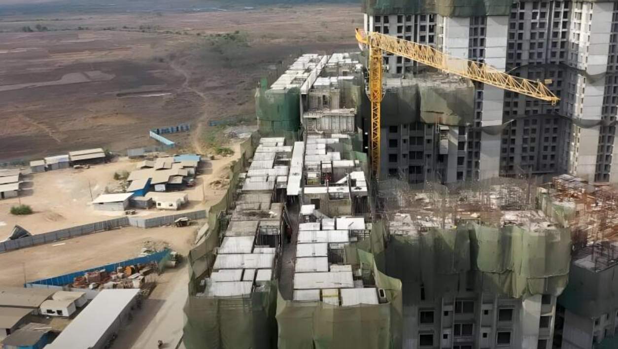 greater thane sector 3a cluster 2 phase 3 Dosti Grater Thane Construction Status June 25