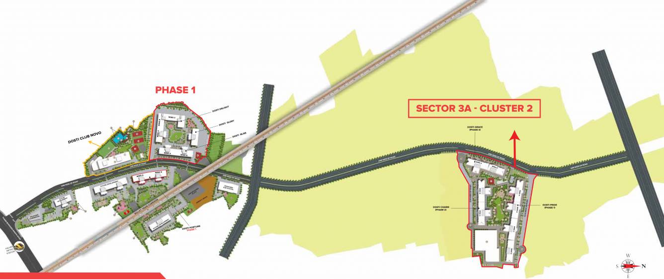 greater thane sector 3a cluster 2 phase 3 Layout Plan