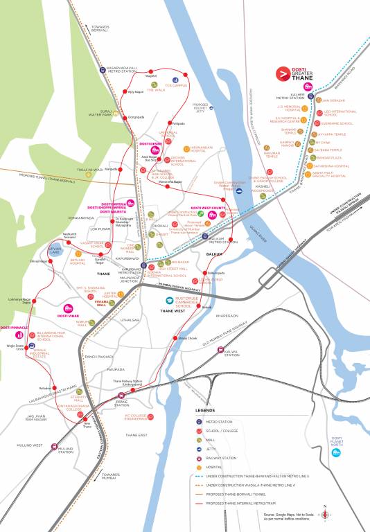greater thane sector 3a cluster 2 phase 3 Location Plan