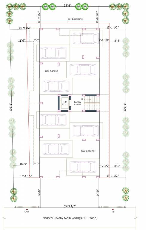  nalanda enclave Nalanda Enclave Cluster Plan for ground Floor