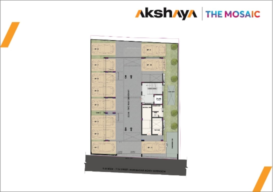  the mosaic The Mosaic Cluster Plan for ground Floor