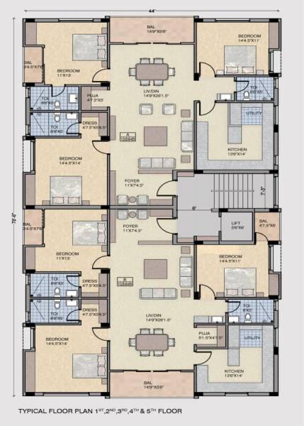  elegance Dhurga Elegance Cluster Plan