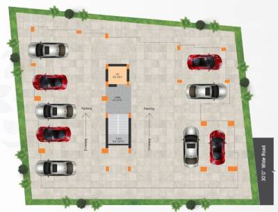  aishwarya Cluster Plan Block B For Ground Floor