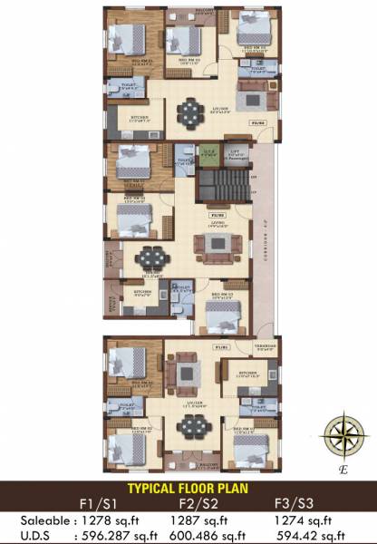  castle Castle Cluster Plan