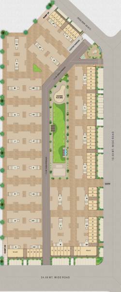  ashraya-9- Ashraya 9 Cluster Plan For Ground Floor