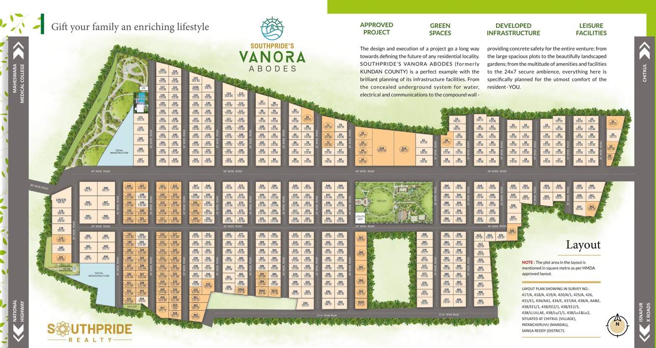  south prides vanora abodes Layout Plan