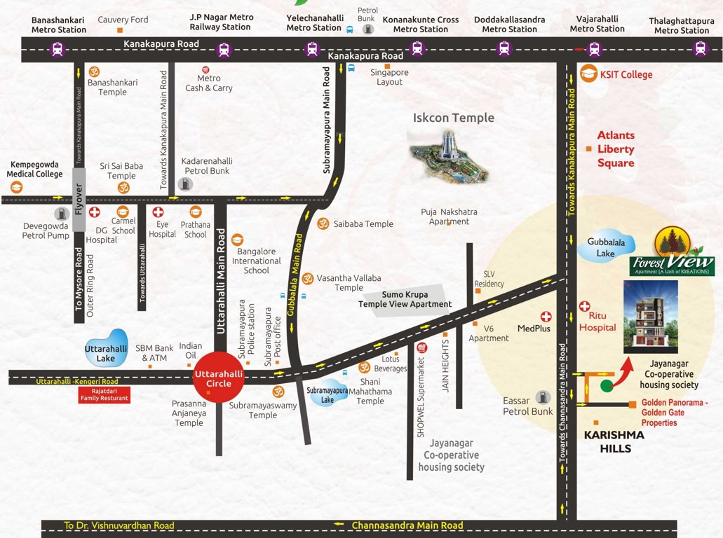  forest view apartment Location Plan