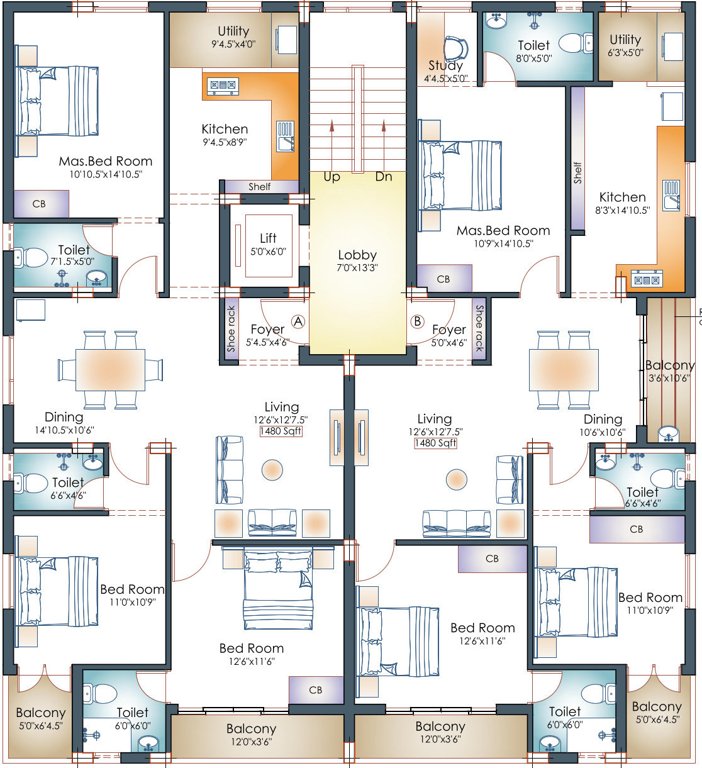  aditya Pushkars Aditya Typical Cluster Plan