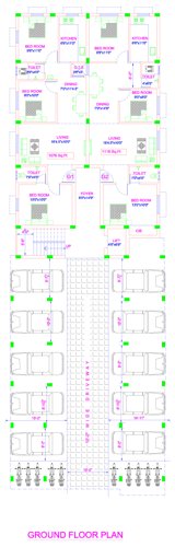  vishnu-mithun-homes Mithun Homes Cluster Plan for ground Floor