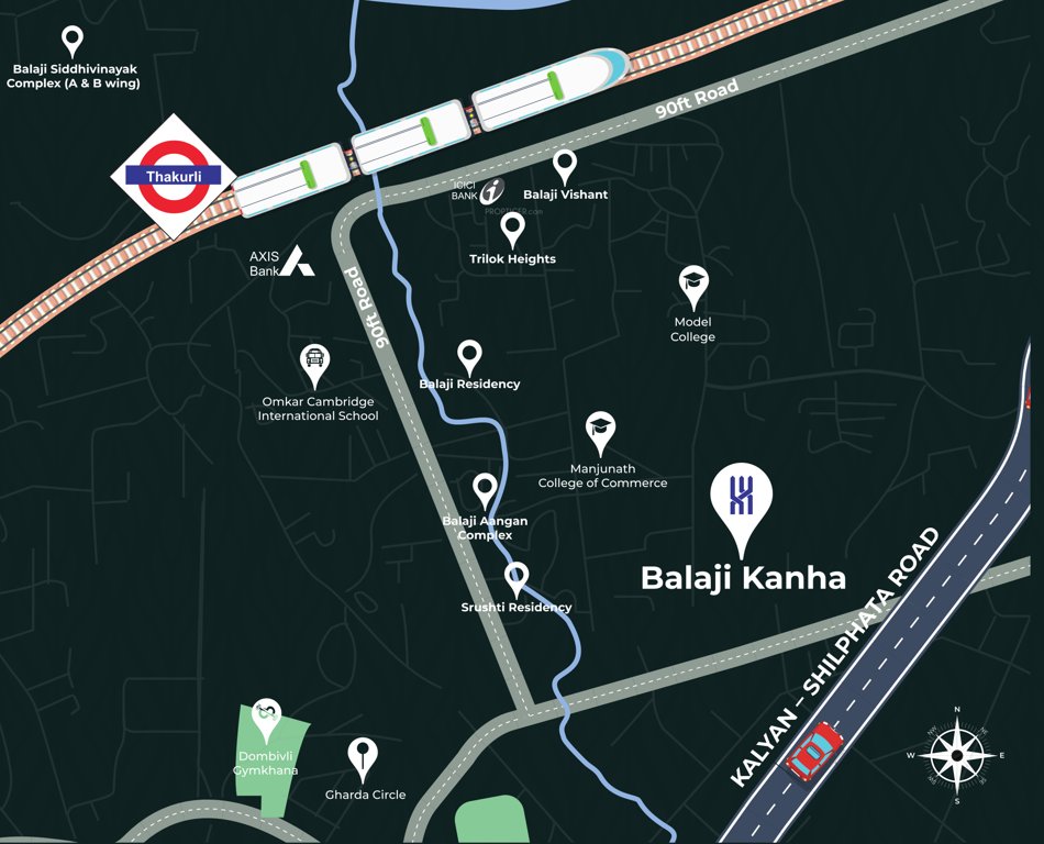 balaji kanha Location Plan