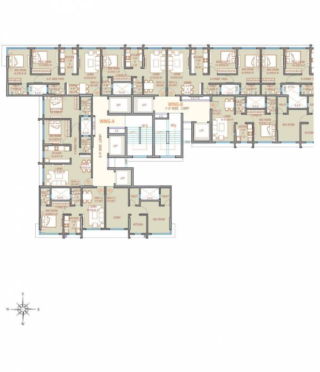  navrang crystal A Wing Cluster Plan