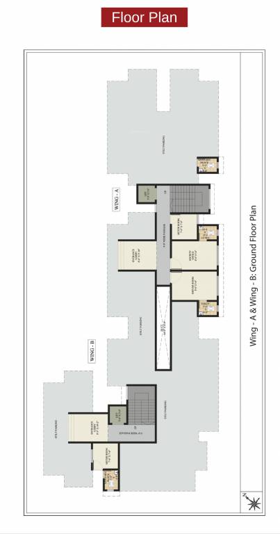  eklavya Building No 1 Type A Cluster Plan