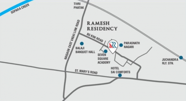 ramesh-residency Location Plan