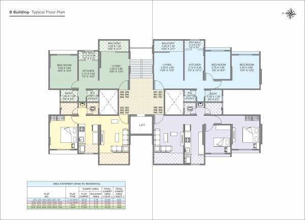  jadhav-prrestige Wing A Cluster Plan