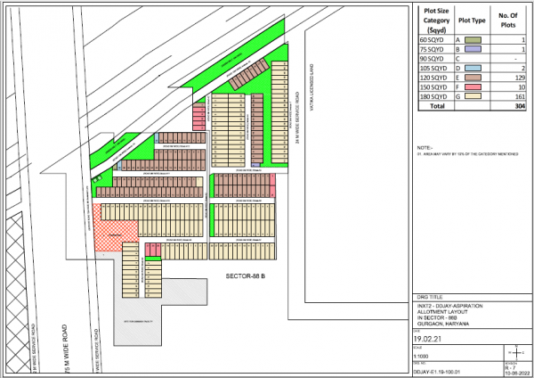  aspiration Layout Plan