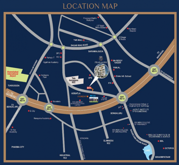  prarambh Location Plan