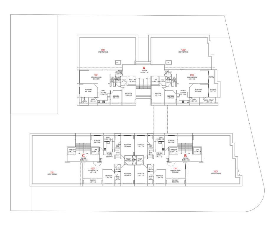  amaryllis Block A, B & C Cluster Plan