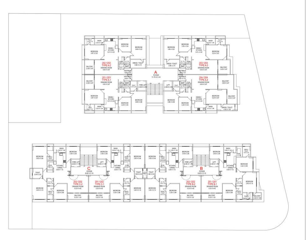  amaryllis Block A, B & C Cluster Plan