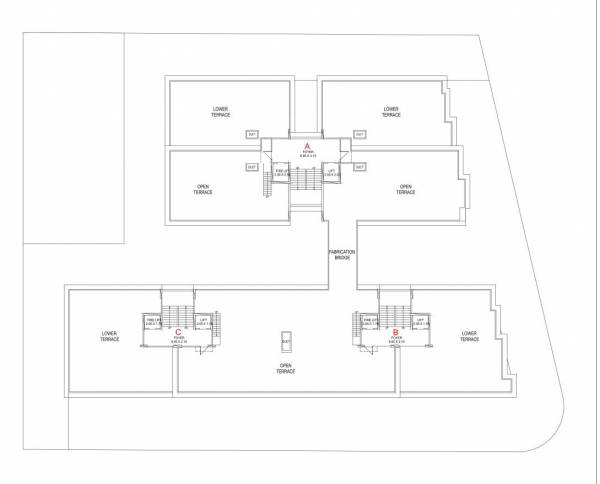  amaryllis Block A, B & C Cluster Plan For Terrace Floor