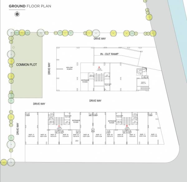  amaryllis Block A, B & C Cluster Plan Ground Floor