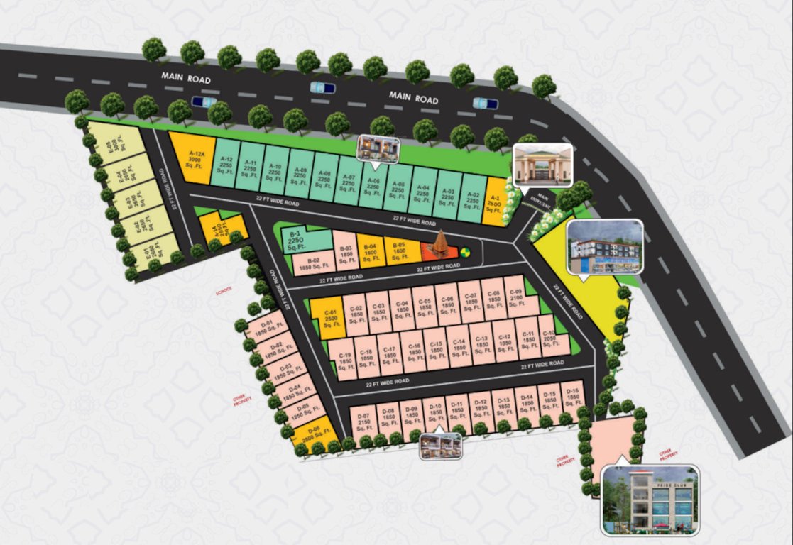 pride villa Layout Plan