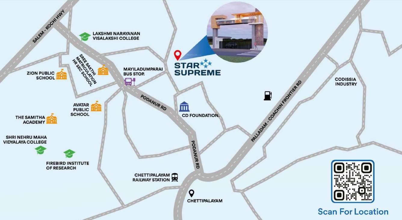  supreme Location Plan