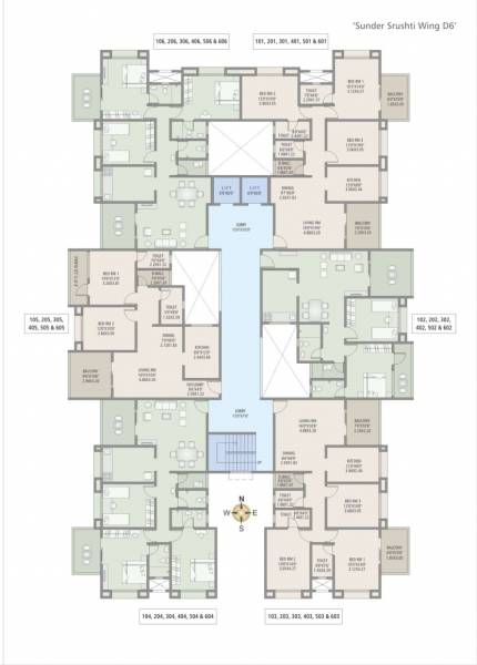  sunder-srushti-wing-d6 Sunder Srushti Wing D6 Cluster Plan