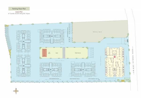  sunder-srushti-wing-d6 Layout Plan