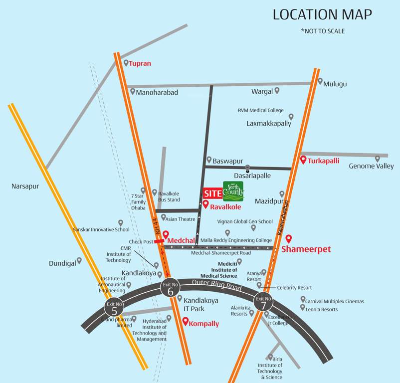  north county Location Plan
