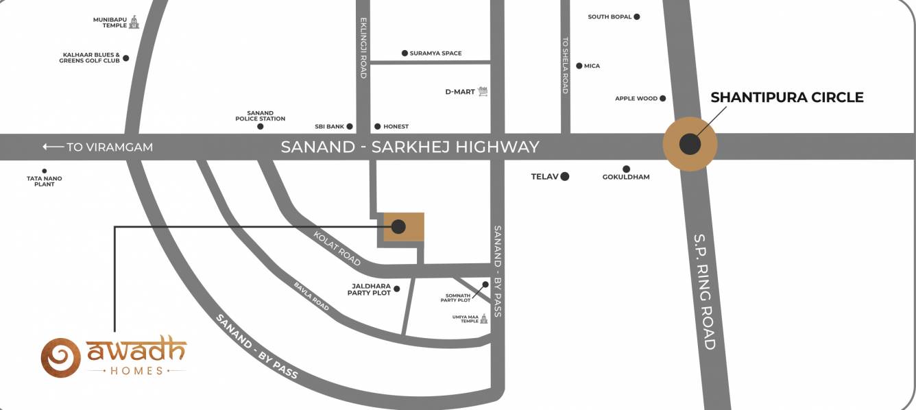  awadh homes Location Plan