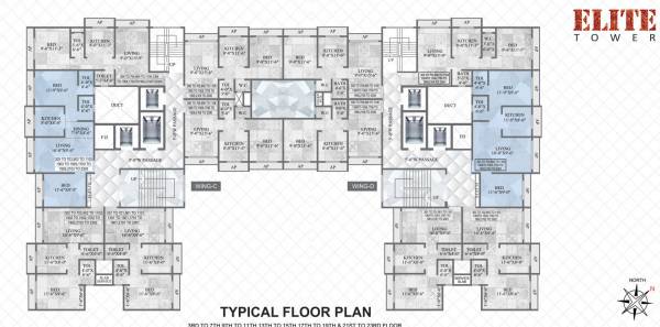  elite-tower Elite Tower Cluster Plan